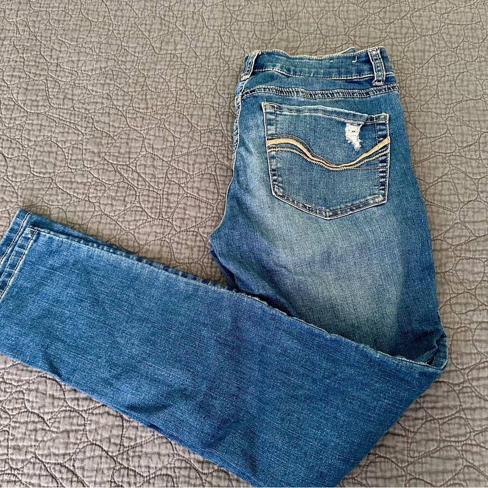 SO Blue Denim Skinny Jeans, size 9